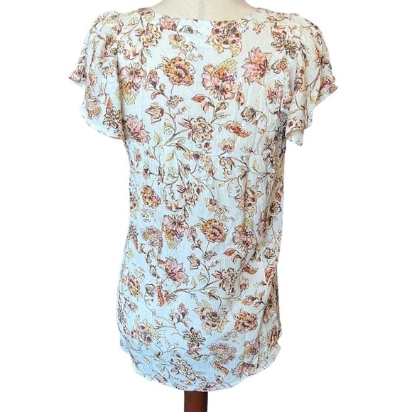 Maurices Flutter Sleeve Peasant-Style Blouse. Size: Small - Picture 5 of 12